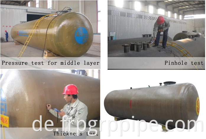 Industrieglasstahl SF Oil Lagertank Diesel -Tank